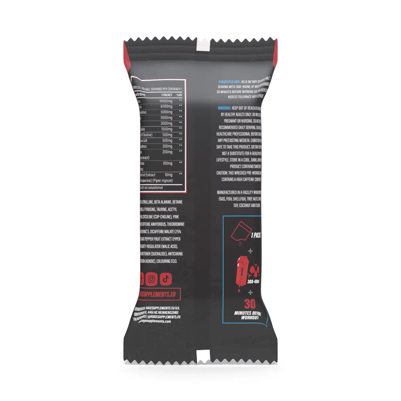 Wrecked Pre-Workout Sample